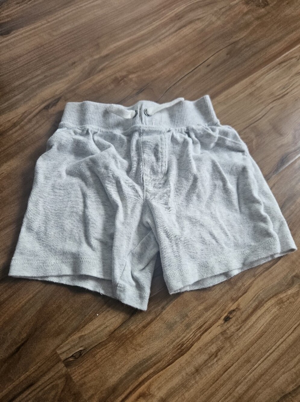 Carter's Light Gray Drawstring Athletic Shorts 2t